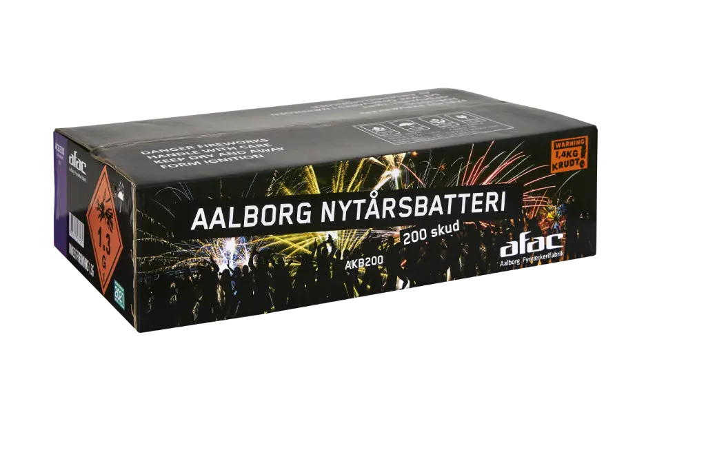 AKB200, Kombinationsbatteri med 200 skud og 1,44 kg NEM