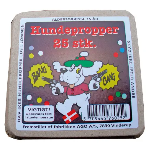 [j60-1] Hundepropper 25 skud