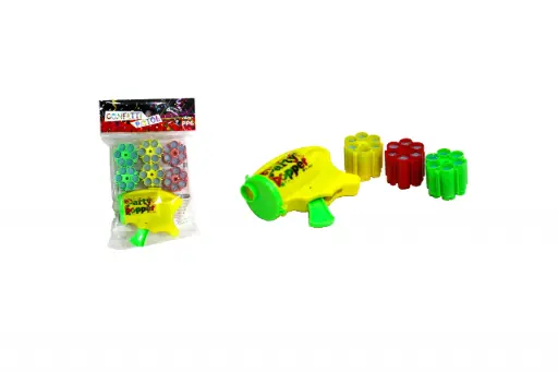 [pp6] Konfettipistol med 6 magasiner